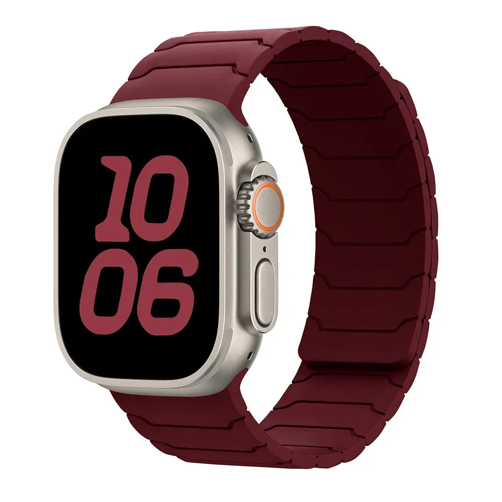 Magnetic replacement band for Apple Watch