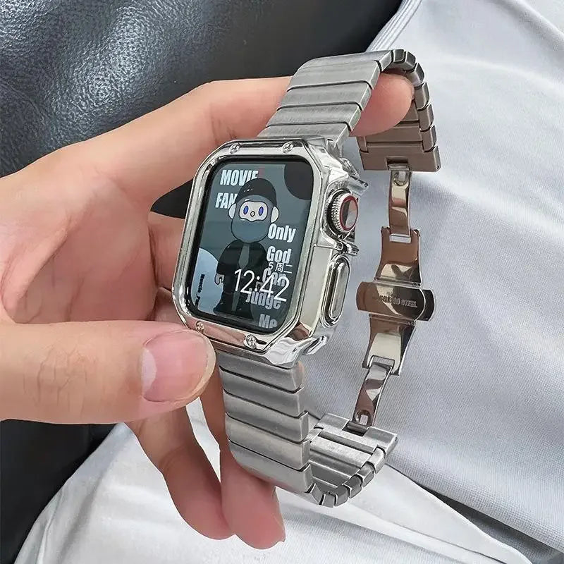Bracelet de remplacement en acier inoxydable pour Apple Watch 