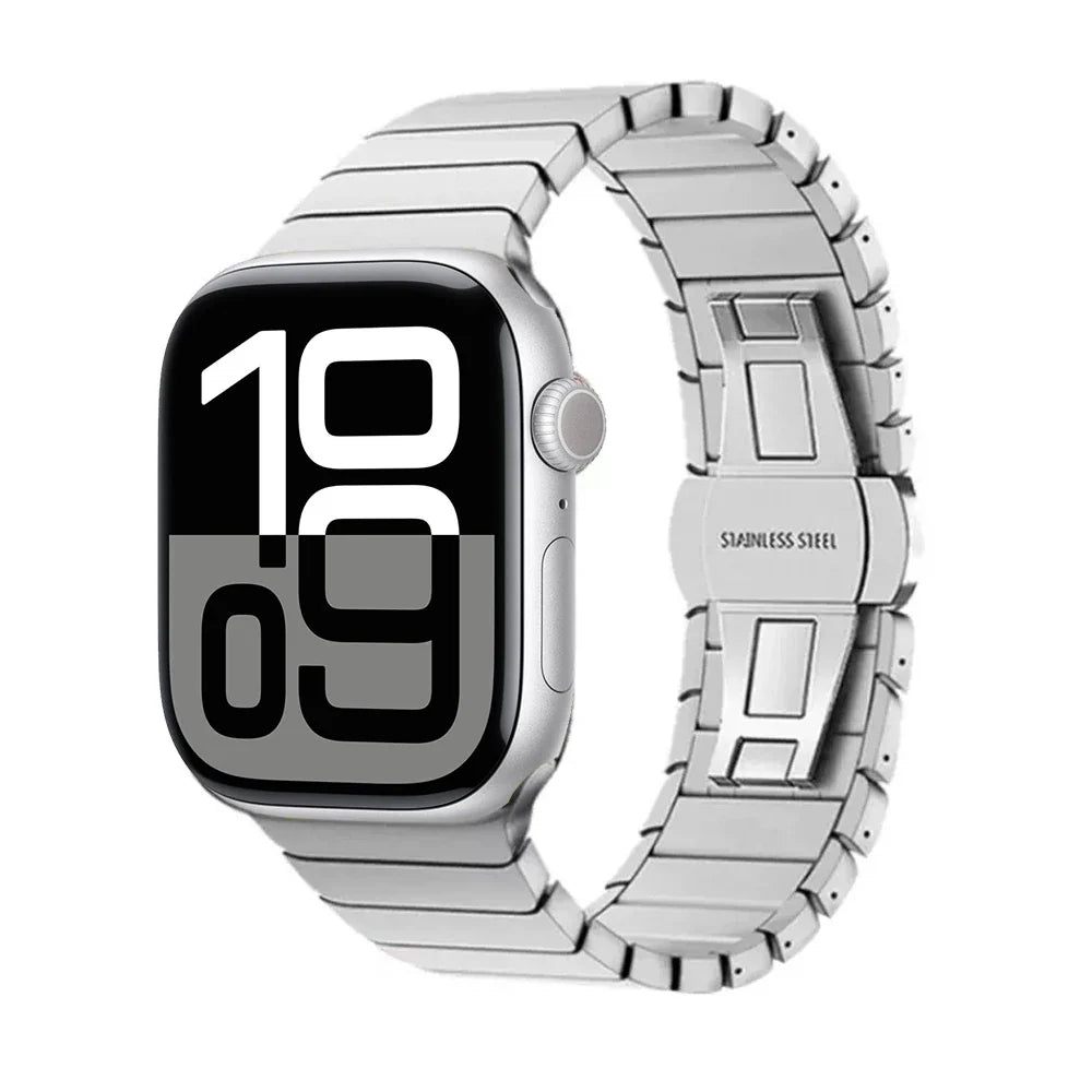 Stainless steel replacement band for Apple Watch