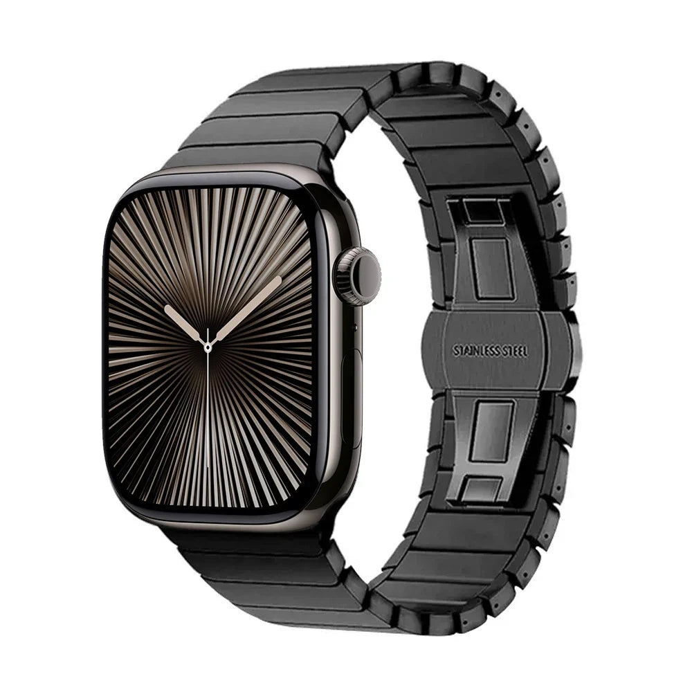 Stainless steel replacement band for Apple Watch