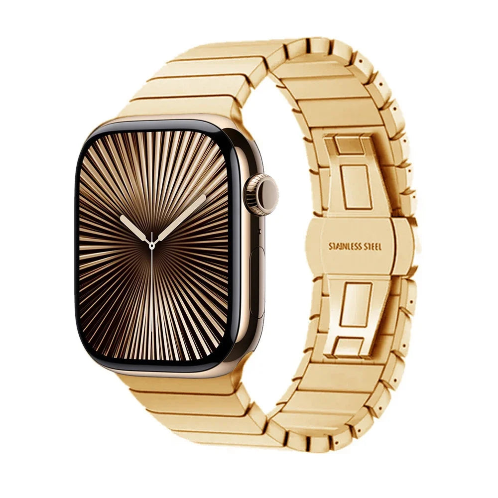 Stainless steel replacement band for Apple Watch