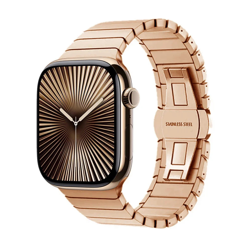 Stainless steel replacement band for Apple Watch