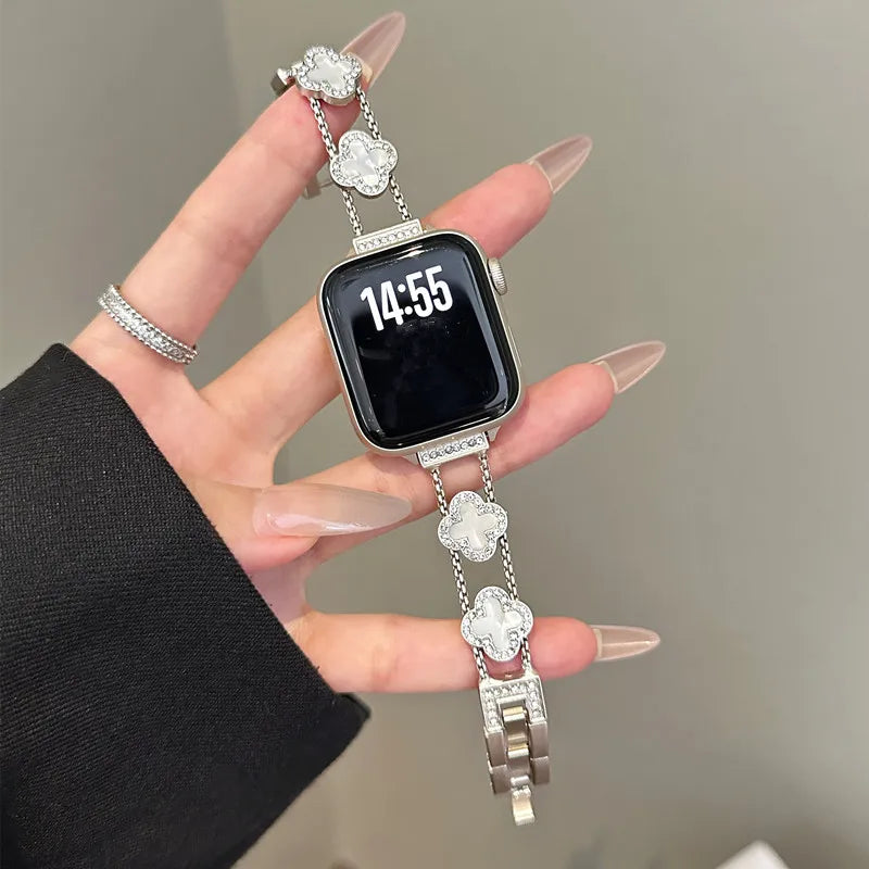 Correas de repuesto para Apple Watch - diseño trébol 
