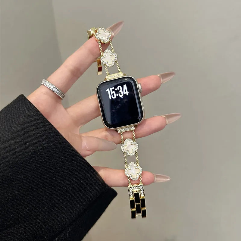 Correas de repuesto para Apple Watch - diseño trébol 