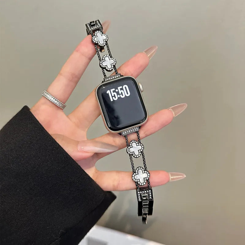 Correas de repuesto para Apple Watch - diseño trébol 