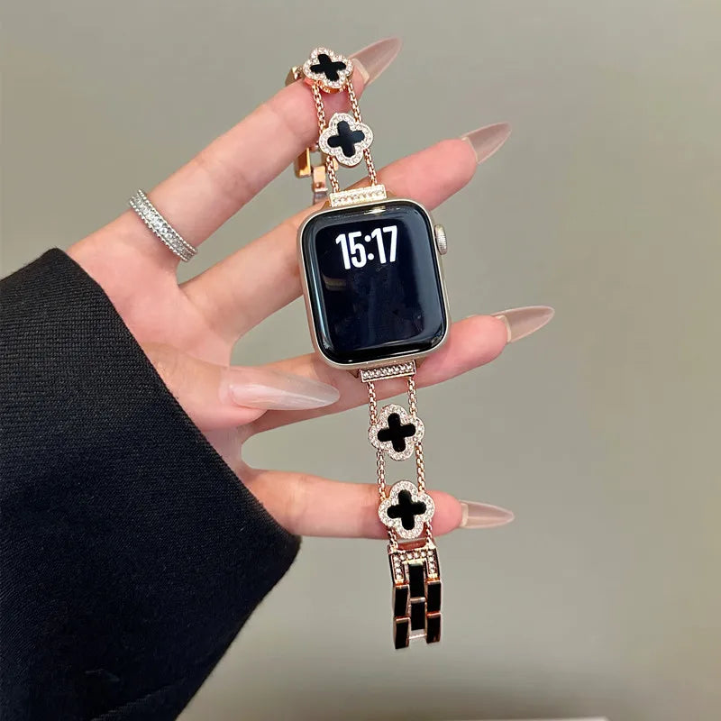 Correas de repuesto para Apple Watch - diseño trébol 