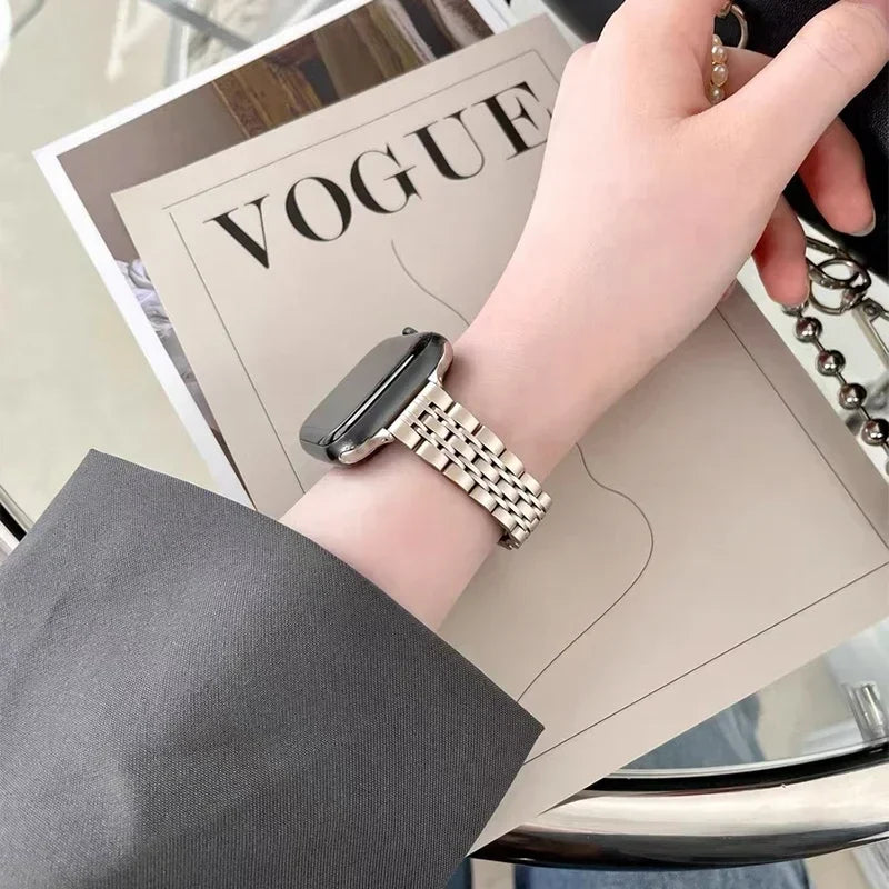 Bracelet de remplacement pour Apple Watch en acier inoxydable
