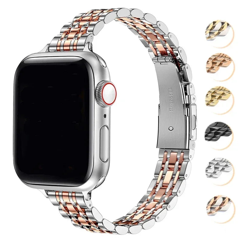 Stainless steel replacement band for Apple Watch