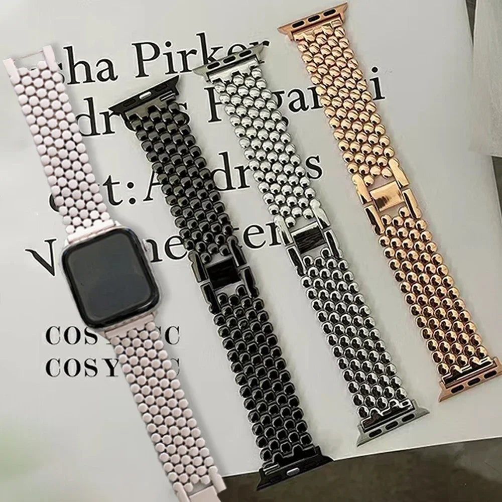 Bracelet de remplacement pour Apple Watch en acier inoxydable - pour femme 