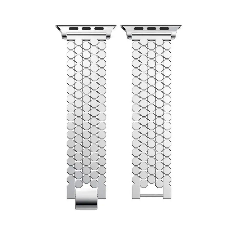Correas de repuesto para Apple Watch en acero inoxidable - para mujer 