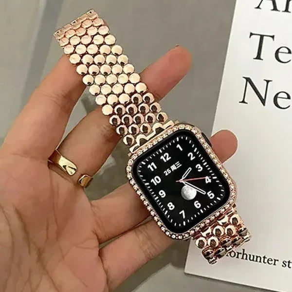Correas de repuesto para Apple Watch en acero inoxidable - para mujer 