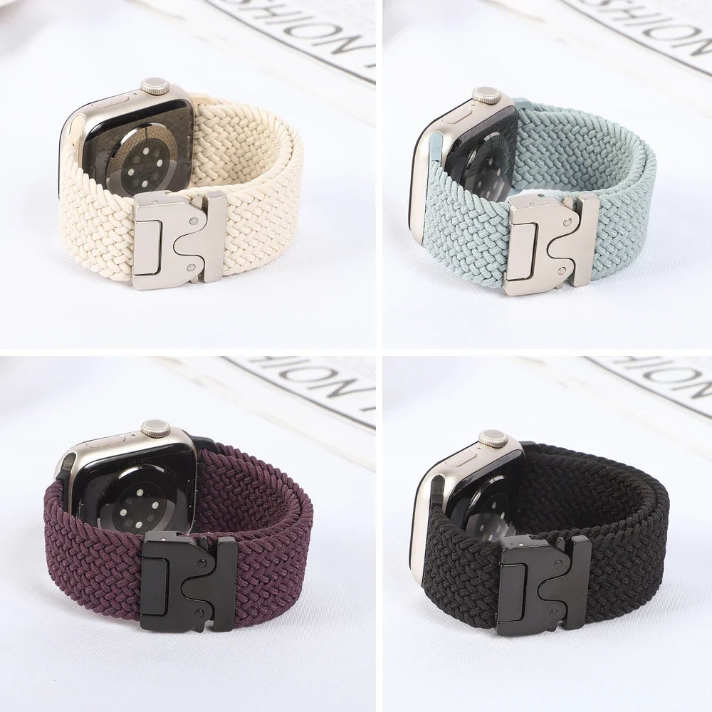 Bracelet de remplacement pour Apple Watch en corde de parachute 