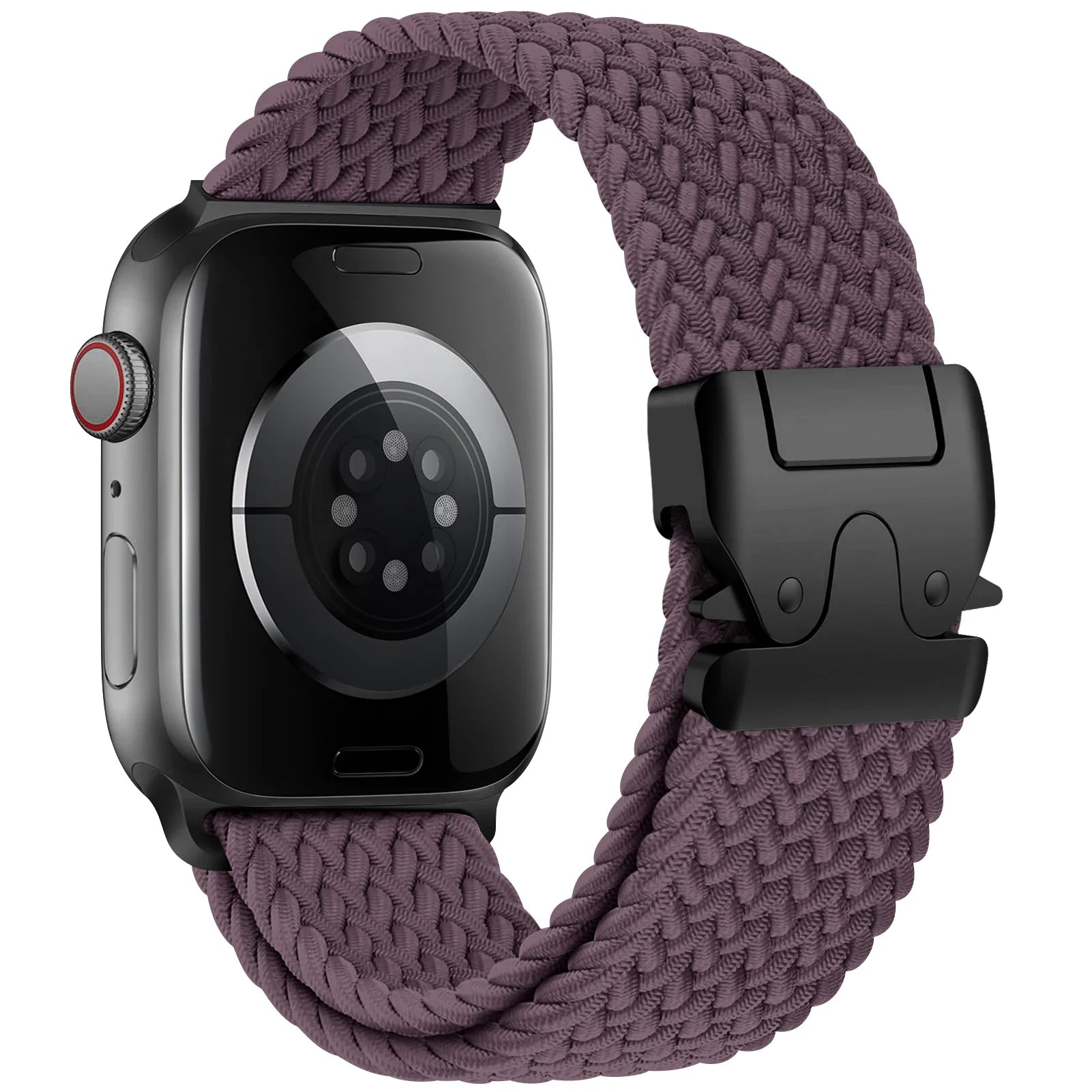 Bracelet de remplacement pour Apple Watch en corde de parachute violet