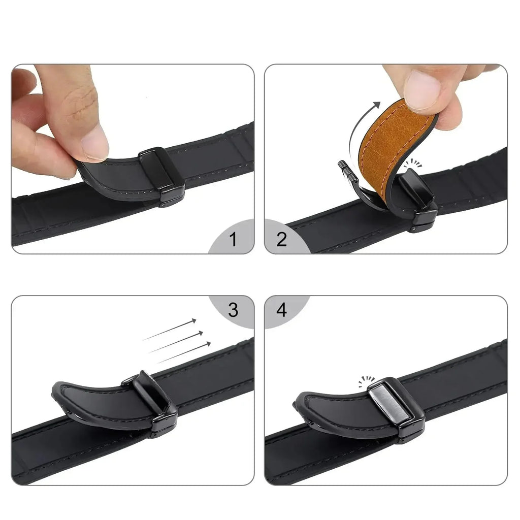 Bracelet de remplacement pour Apple Watch en cuir 