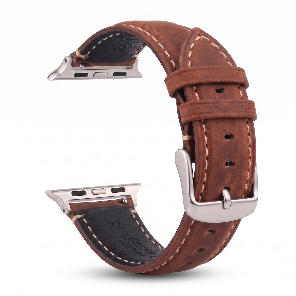 Classic leather replacement band for Apple Watch