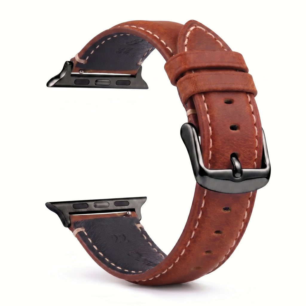 Classic leather replacement band for Apple Watch