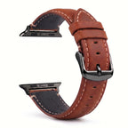 Classic leather replacement band for Apple Watch