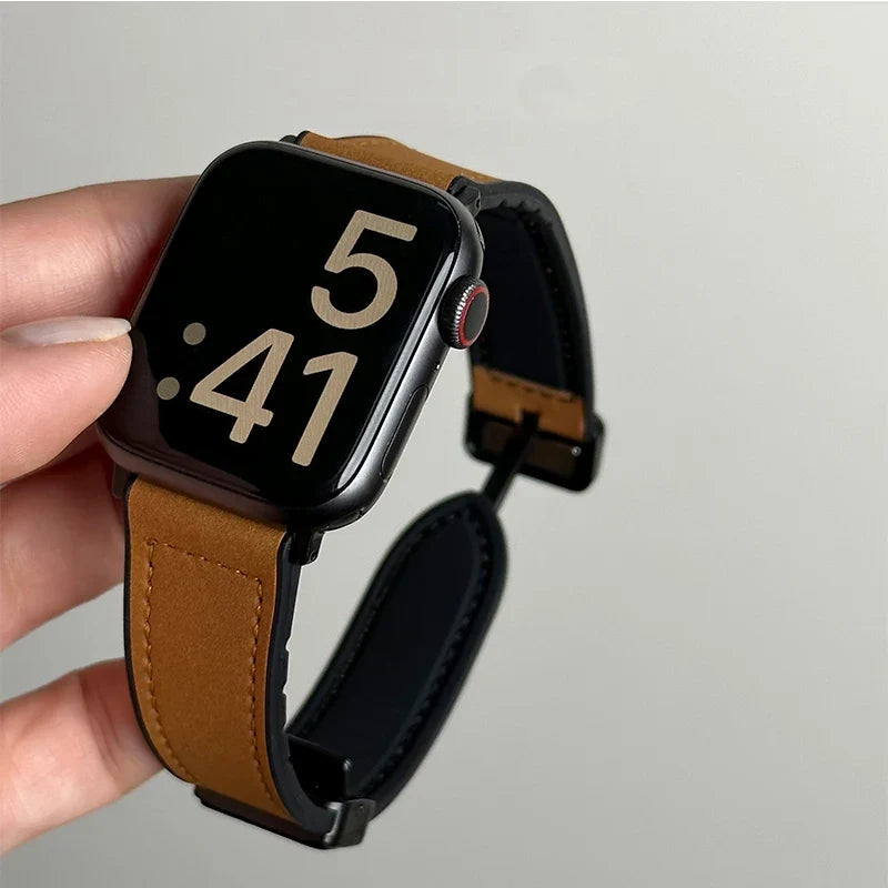 Bracelet de remplacement pour Apple Watch en cuir 