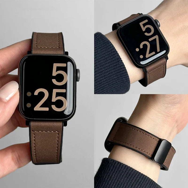 Correas de repuesto para Apple Watch en cuero 