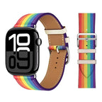 Correas de repuesto para Apple Watch en cuero para mujer y para hombre 