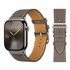 Correas de repuesto para Apple Watch en cuero para mujer y para hombre 