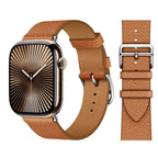 Correas de repuesto para Apple Watch en cuero para mujer y para hombre 