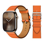 Correas de repuesto para Apple Watch en cuero para mujer y para hombre 