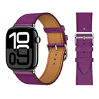 Correas de repuesto para Apple Watch en cuero para mujer y para hombre 