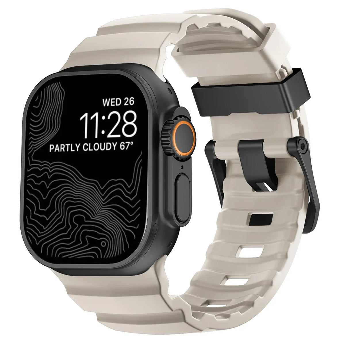 Correas de repuesto para Apple Watch en silicona gruesa 