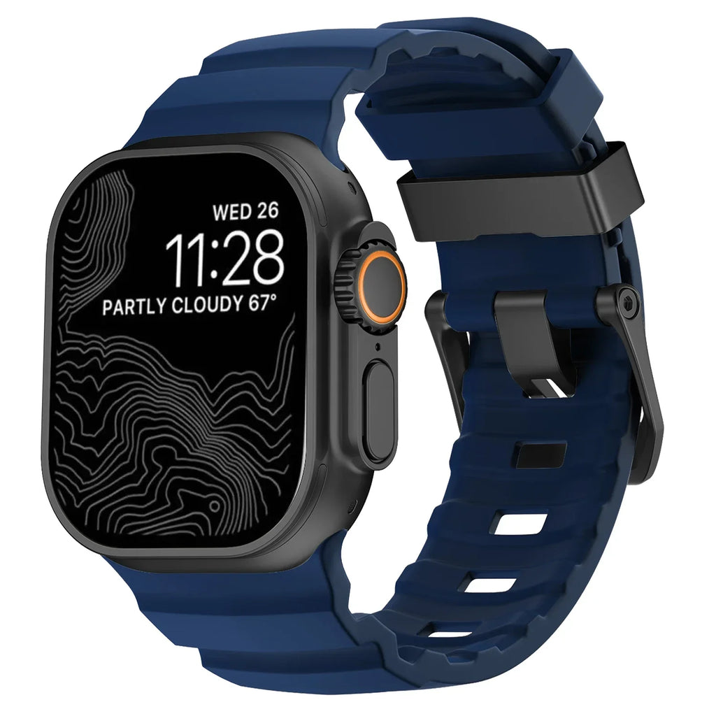 Correas de repuesto para Apple Watch en silicona gruesa 