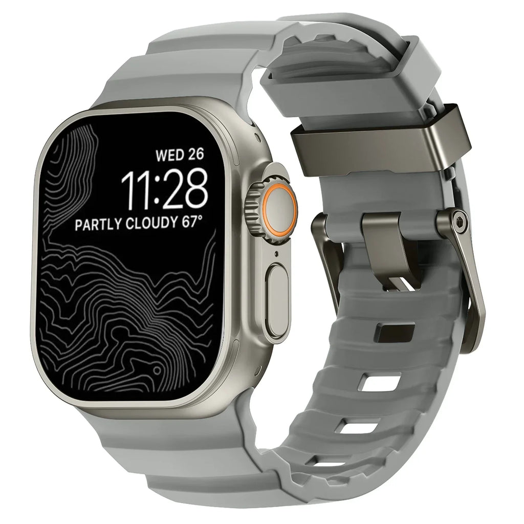 Correas de repuesto para Apple Watch en silicona gruesa 