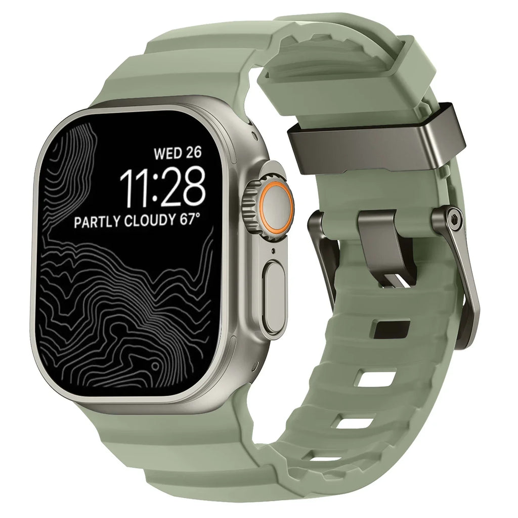 Correas de repuesto para Apple Watch en silicona gruesa 