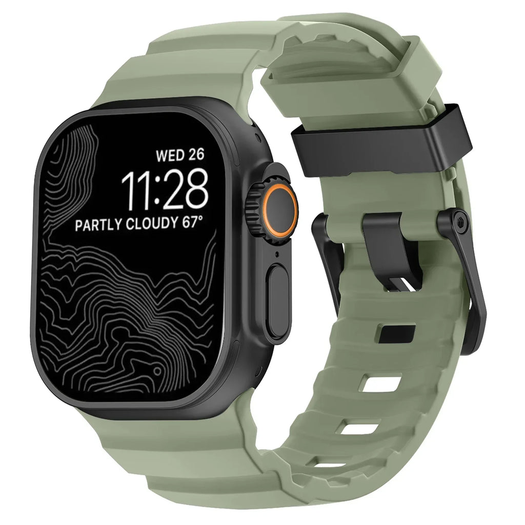 Correas de repuesto para Apple Watch en silicona gruesa 
