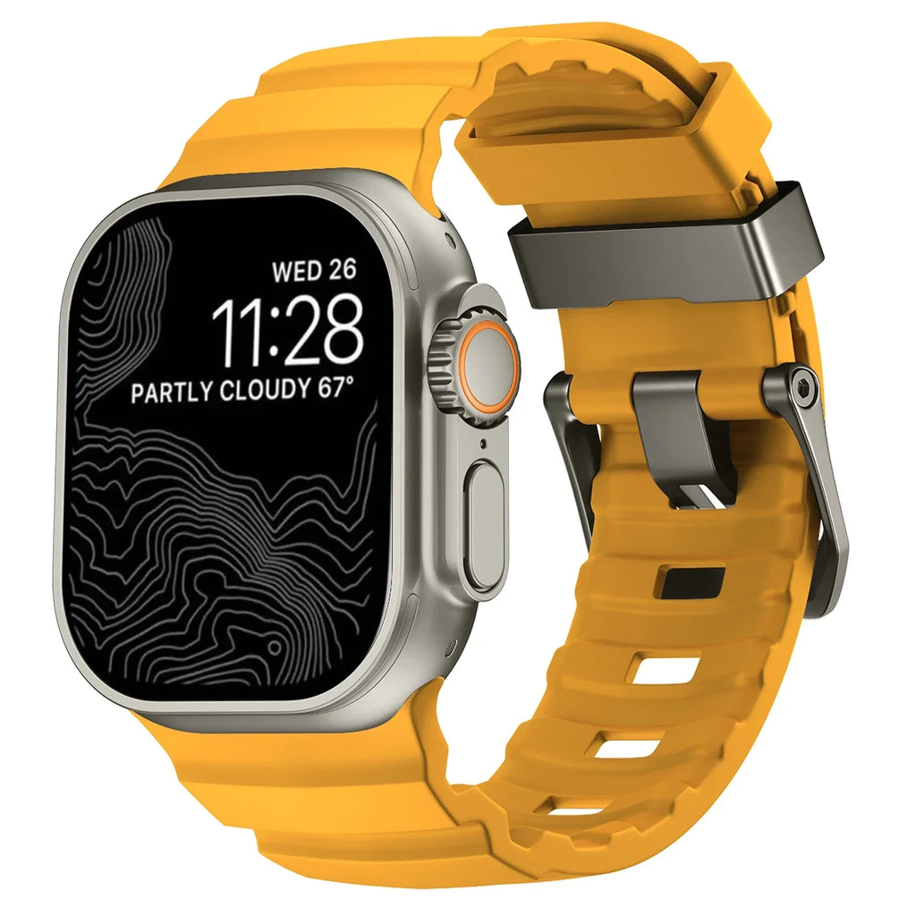 Correas de repuesto para Apple Watch en silicona gruesa 