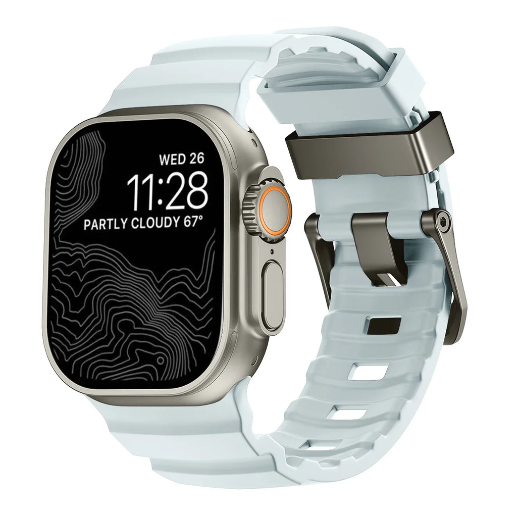 Correas de repuesto para Apple Watch en silicona gruesa 