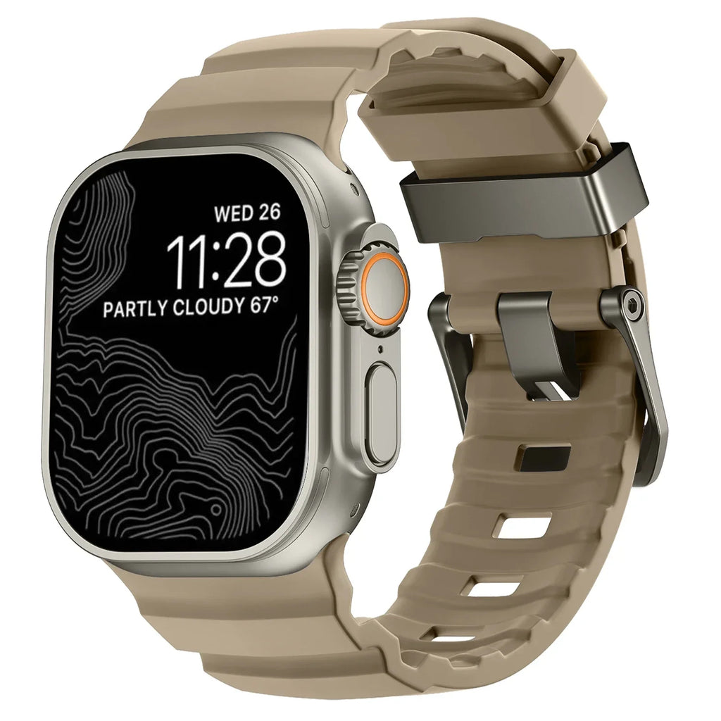 Correas de repuesto para Apple Watch en silicona gruesa 