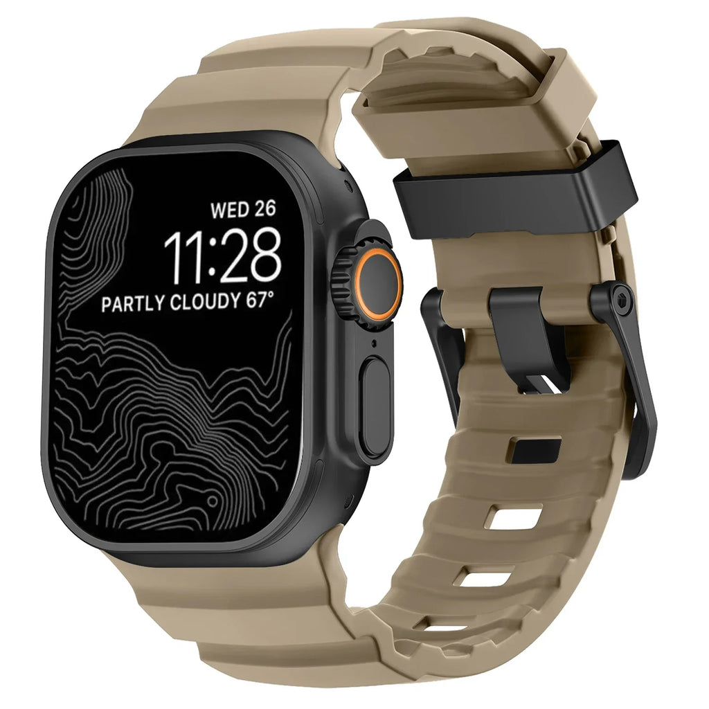 Correas de repuesto para Apple Watch en silicona gruesa 