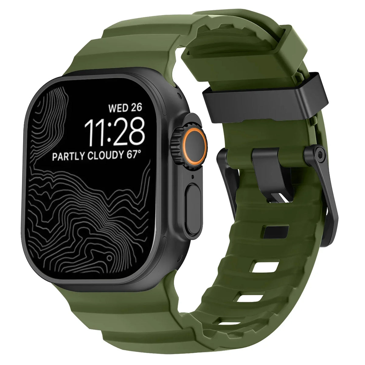 Correas de repuesto para Apple Watch en silicona gruesa 