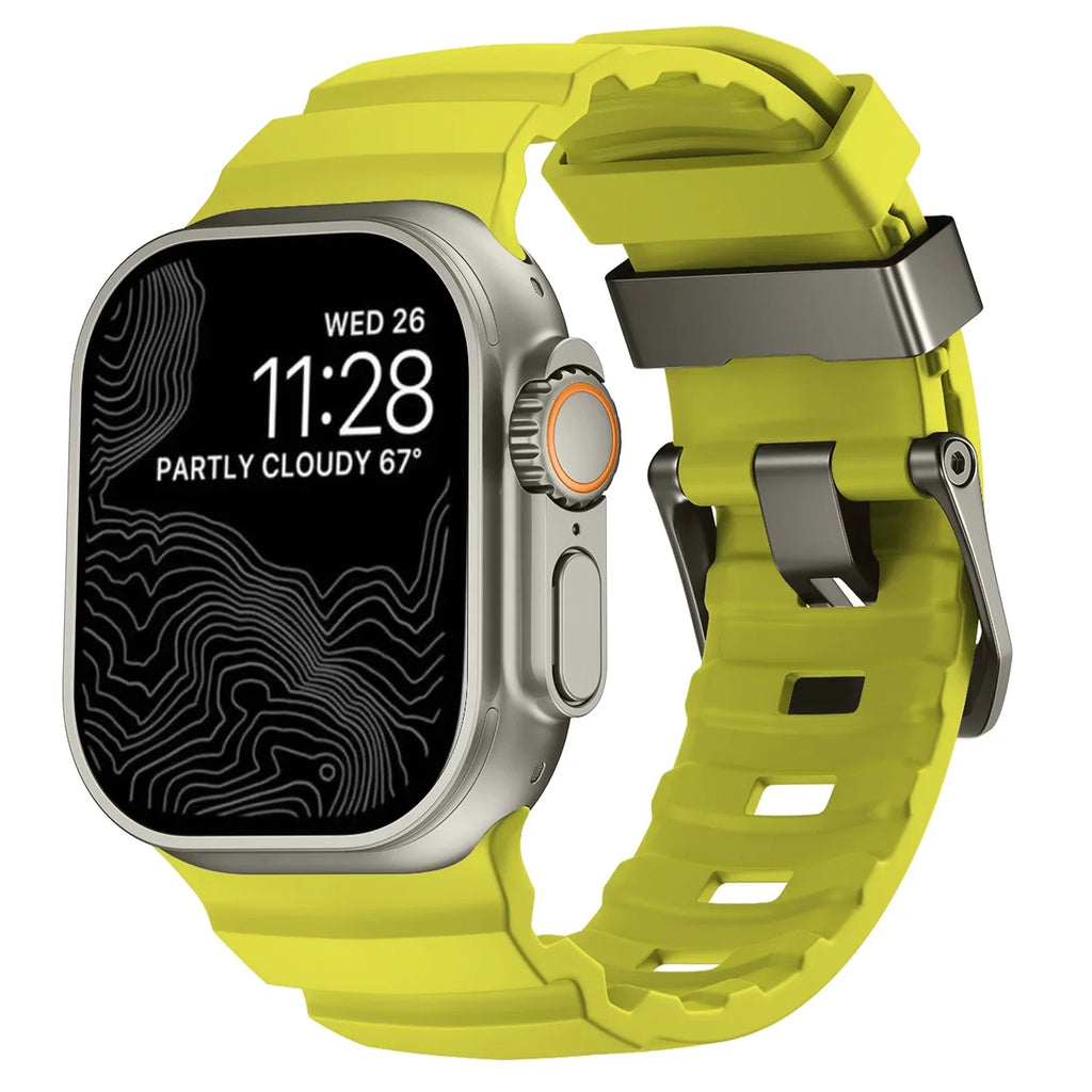 Correas de repuesto para Apple Watch en silicona gruesa 