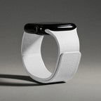 Bracelet de remplacement pour Apple Watch en silicone magnétique blanc