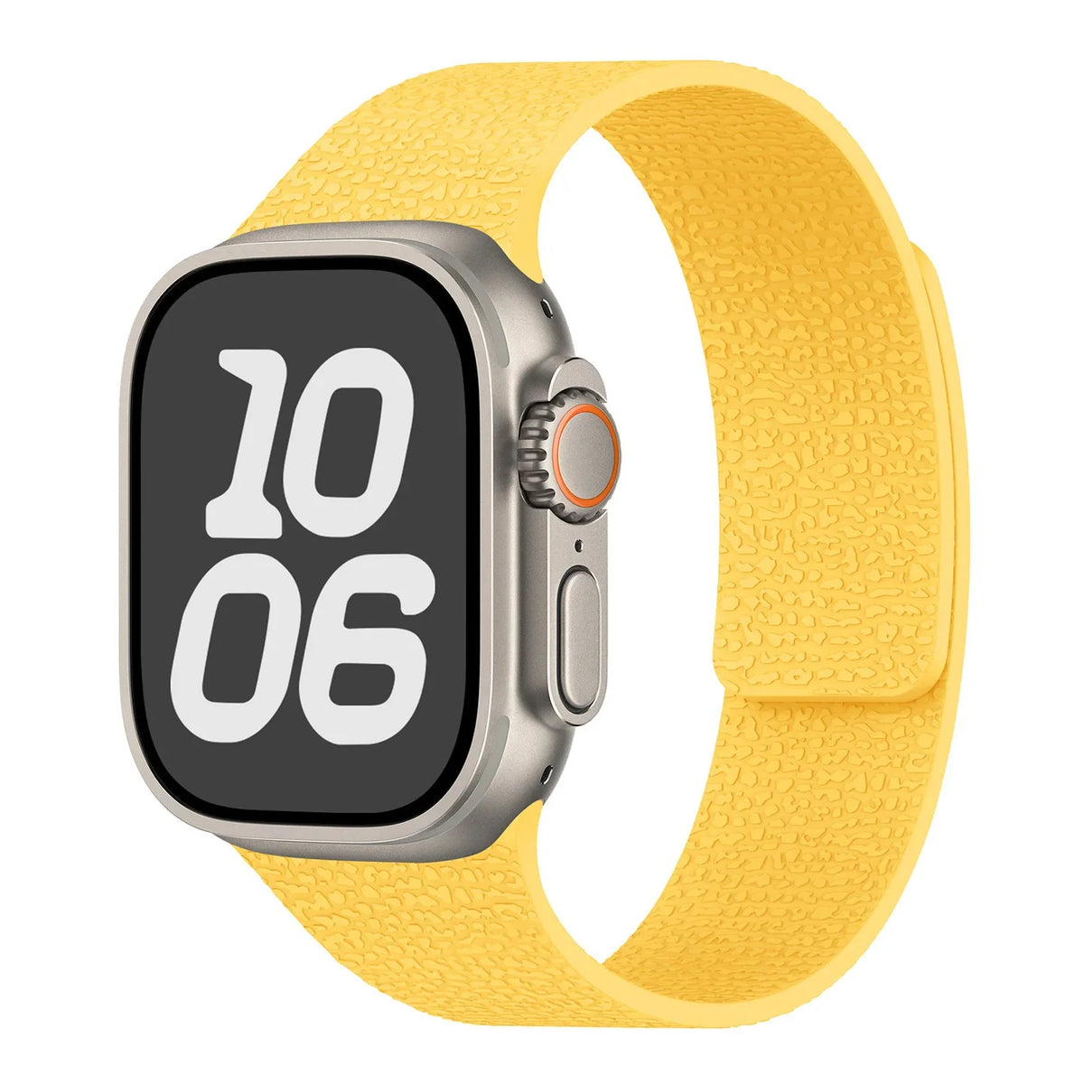 Magnetic silicone replacement band for Apple Watch
