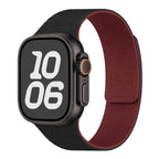 Magnetic silicone replacement band for Apple Watch
