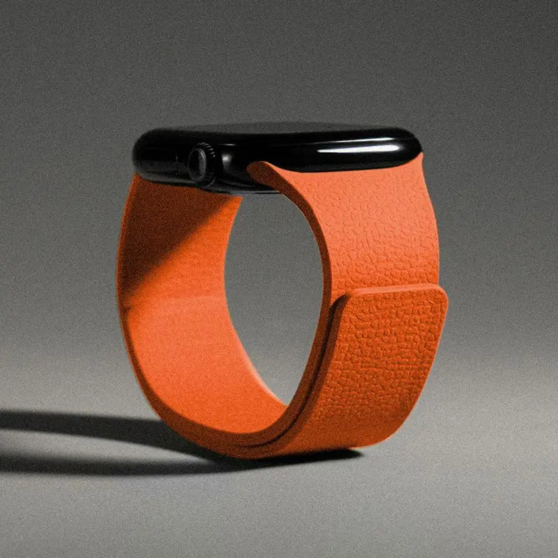Magnetic silicone replacement band for Apple Watch