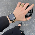 Bracelet de remplacement pour Apple Watch pour femme or