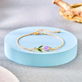 Bracelet Elégant Fleur de Tulipe violet
