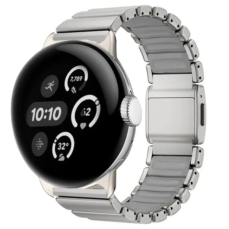 Correas de acero inoxidable para Google Pixel Watch 45mm 