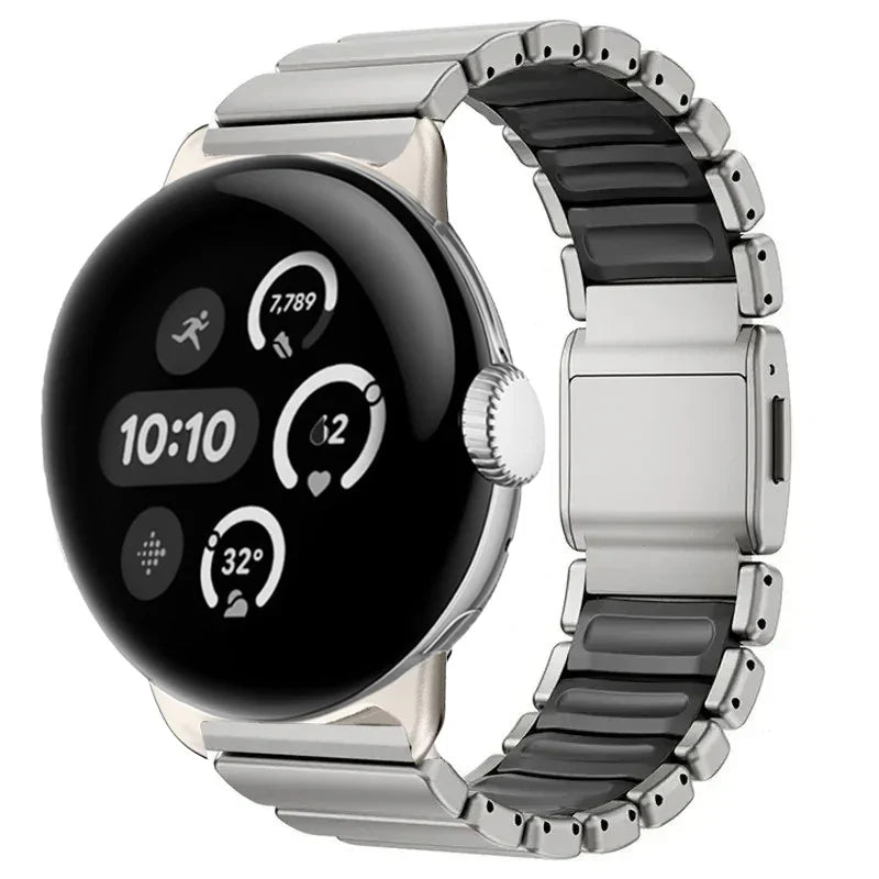 Correas de acero inoxidable para Google Pixel Watch 45mm 