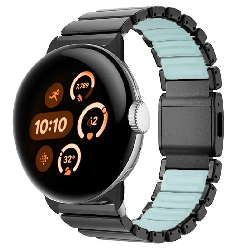 Correas de acero inoxidable para Google Pixel Watch 45mm 