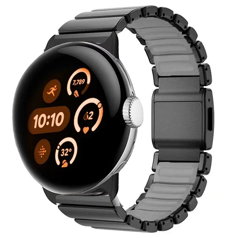 Correas de acero inoxidable para Google Pixel Watch 45mm 