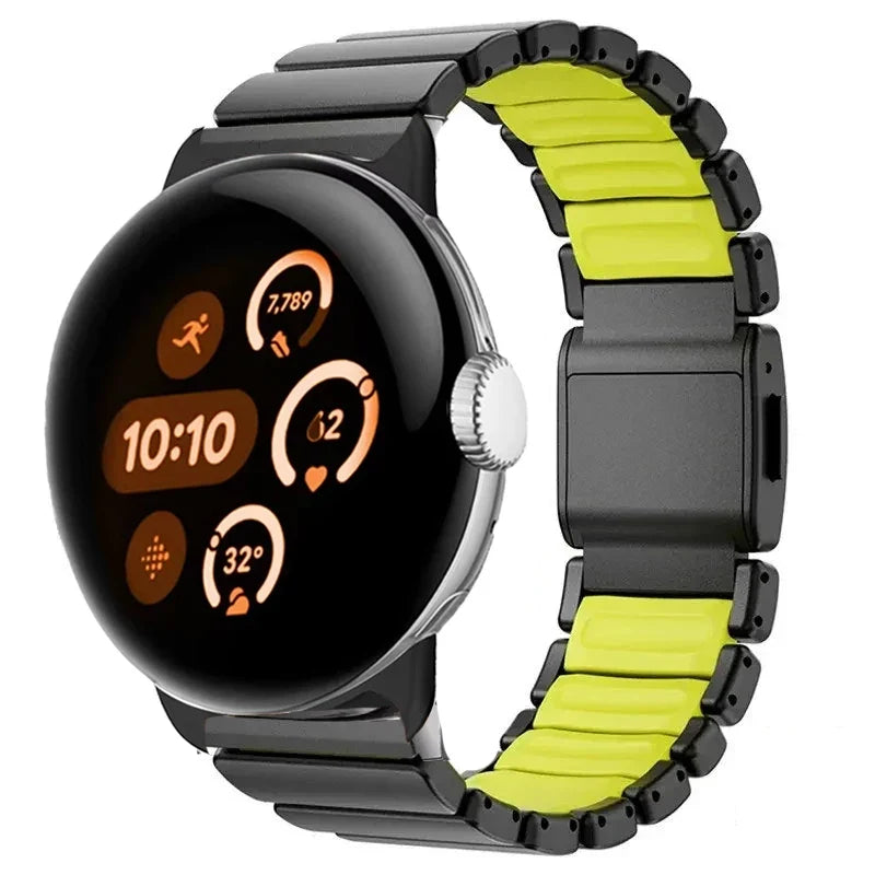 Correas de acero inoxidable para Google Pixel Watch 45mm 